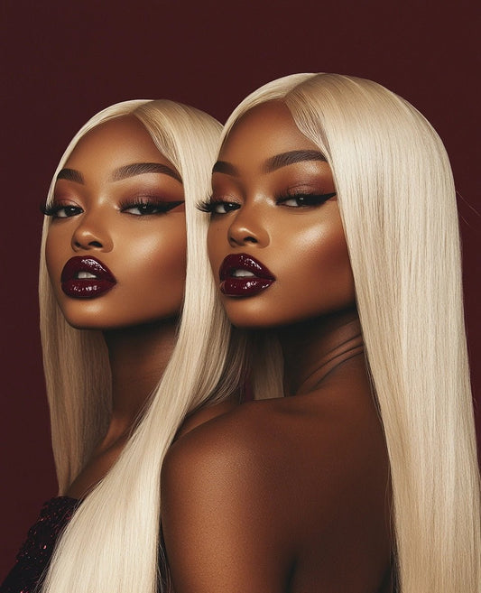 Colored Transparent Lace Frontal Wigs - The Hair Goddess