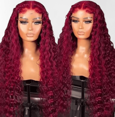 Colored Transparent Lace Frontal Wigs - The Hair Goddess