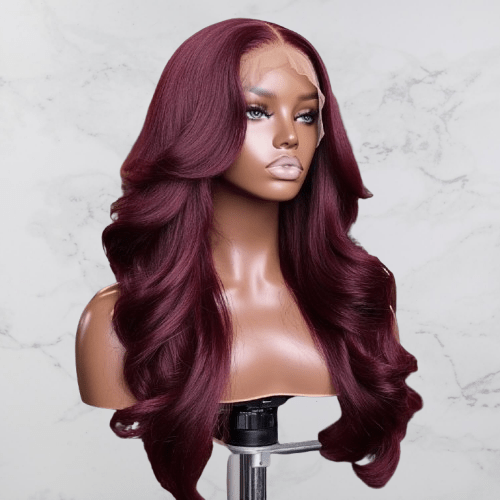 Colored Transparent Lace Frontal Wigs - The Hair Goddess