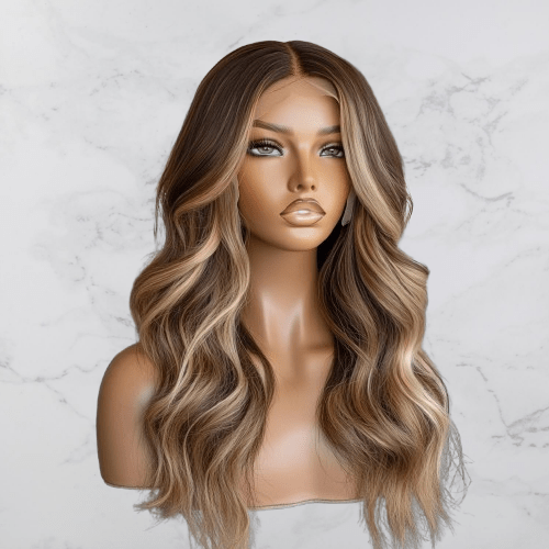 Colored Transparent Lace Frontal Wigs - The Hair Goddess