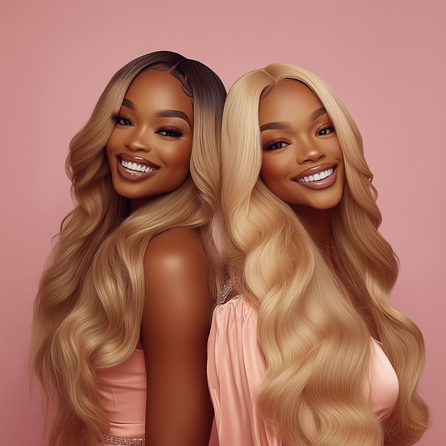Colored Transparent Lace Frontal Wigs - The Hair Goddess